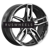 Диски КИК 8x17/5x120 ET43 D72,6 Бартон (КС1110) Алмаз черный Диски КИК 8x17/5x120 ET43 D72,6 Бартон (КС1110) Алмаз черный