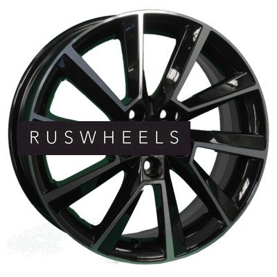 Диски Khomen Wheels 6x16/5x100 ET40 D54,1 KHW1604 (Prius) Black-FP