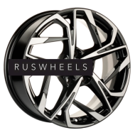 Диски Khomen Wheels 7x17/5x112 ET45 D57,1 KHW1716 (Karoq/Tiguan) Black-FP