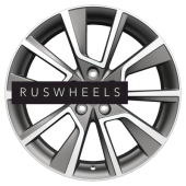 Диски Khomen Wheels 7x18/5x112 ET43 D57,1 KHW1802 (Kodiaq/Tiguan) Gray-FP Диски Khomen Wheels 7x18/5x112 ET43 D57,1 KHW1802 (Kodiaq/Tiguan) Gray-FP