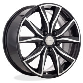 Диски КиК  Nissan Qashqai (КСr867)  7,0\R17 5*114,3 ET40  d66,1  Алмаз черный  [74882]