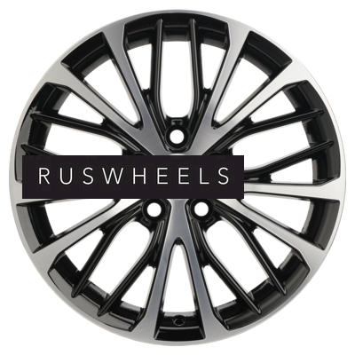 Диски Khomen Wheels 7x17/5x114,3 ET45 D67,1 KHW1705 (CX-5/i40/X-Trail) Black-FP