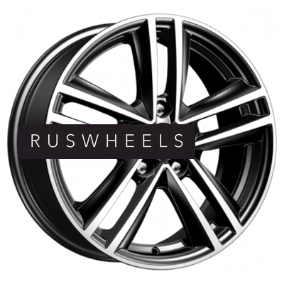 Диски iFree 6,5x16/5x114,3 ET50 D66,1 Катар (КС885) Блэк Джек