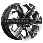 Диски КИК 7,5x17/6x139,7 ET38 D67,1 Тейт (КС1050) Алмаз черный Диски КИК 7,5x17/6x139,7 ET38 D67,1 Тейт (КС1050) Алмаз черный