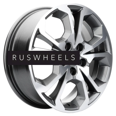 Диски Khomen Wheels 6,5x17/5x114,3 ET50 D64,1 KHW1711 (Haval/Honda) Gray-FP