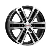 Диски КиК 7.5\R17 6*139.7 ET38 d67.1 Алмаз черный