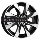 Диски КИК 6x15/4x114,3 ET40 D66,1 Джемини-оригинал (КС617) Алмаз черный