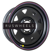 Диски Off-Road Wheels 7x16/6x139,7 ET30 D110 Тойота Ниссан (треуг. мелкий) Черный (с увелич. полкой) Диски Off-Road Wheels 7x16/6x139,7 ET30 D110 Тойота Ниссан (треуг. мелкий) Черный (с увелич. полкой)