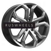 Диски КИК 8,5x19/5x114,3 ET45 D67,1 Пандора (КС466) Дарк платинум