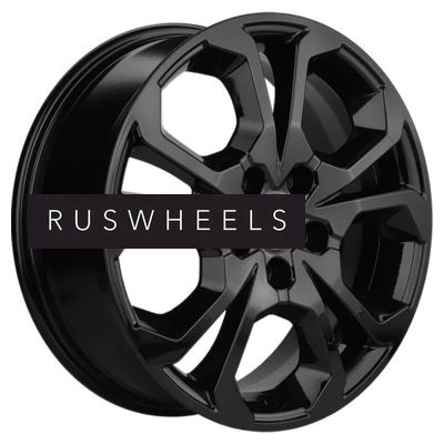 Диски Khomen Wheels 6,5x17/5x114,3 ET50 D64,1 KHW1711 (Haval/Honda) Black
