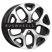 Диски КИК 6,5x16/5x114,3 ET50 D66,1 КС869 Алмаз черный