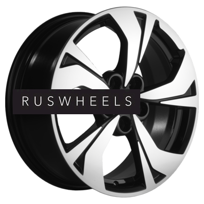 Диски Khomen Wheels 7x17/5x114,3 ET48 D67,1 KHW1724 (JAC J7) Black-FP