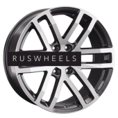 Диски LS 9x18/6x139,7 ET25 D67,1 1279 GMF (конус, Колпак+лого)