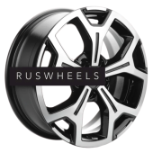 Диски Khomen Wheels 6,5x17/5x112 ET50 D66,6 KHW1710(2) (Mercedes Vito) Black-FP Диски Khomen Wheels 6,5x17/5x112 ET50 D66,6 KHW1710(2) (Mercedes Vito) Black-FP