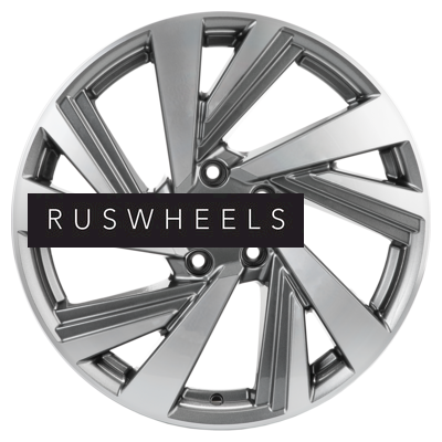 Диски Khomen Wheels 7,5x18/5x114,3 ET50 D67,1 KHW1801 (Optima/Seltos) Gray-FP