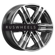 Диски КИК 7,5x17/6x139,7 ET36 D100,1 R8 (КС1174) Алмаз черный Диски КИК 7,5x17/6x139,7 ET36 D100,1 R8 (КС1174) Алмаз черный