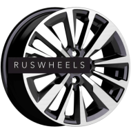 Диски КИК 6,5x16/4x100 ET41 D60,1 Эрман (КС997) Алмаз черный