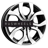 Диски КИК 6,5x16/5x114,3 ET45 D60,1 КС704 Алмаз черный