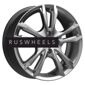 Диски КИК 6x16/5x114,3 ET43 D67,1 Samara-оригинал (КС866) Дарк платинум