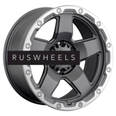 Диски LS 9,5x18/6x139,7 ET5 D106,1 1371 MGML (конус, Колпак+лого)