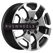 Диски Khomen Wheels 6,5x17/5x139,7 ET35 D98,5 KHW1725 (Niva 4x4) Gray-FP Диски Khomen Wheels 6,5x17/5x139,7 ET35 D98,5 KHW1725 (Niva 4x4) Gray-FP