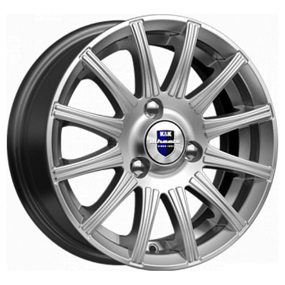 Диски КиК 5,0\R13 4*98 ET29 d58.5 Дарк платинум Диски КиК 5,0\R13 4*98 ET29 d58.5 Дарк платинум