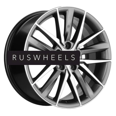 Диски Khomen Wheels 8x18/5x114,3 ET53 D54,1 KHW1807 (Geely Coolray) Gray-FP