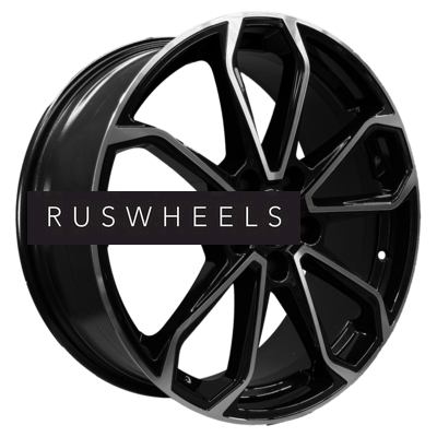 Диски Khomen Wheels 7x18/5x114,3 ET45 D67,1 KHW1816 (Mazda CX-5/Kia Seltos) Black-FP
