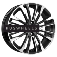 Диски КИК 6,5x17/4x98 ET35 D58,5 Сильверстоун-оригинал (КС770) Алмаз черный SK