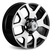 Диски КиК 7,0\R18 5*139.7 ET35 d108.5 Алмаз черный