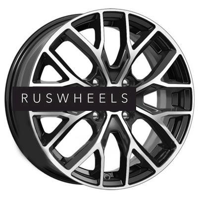 Диски КИК 6x16/4x100 ET49 D54,1 Лилиом-оригинал (КС891) Алмаз черный