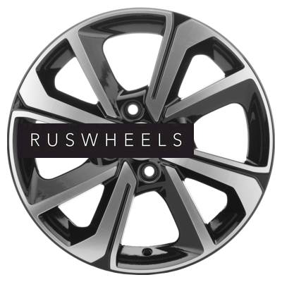 Диски Khomen Wheels 6x15/4x100 ET46 D54,1 KHW1501 (Rio/Solaris) Black-FP