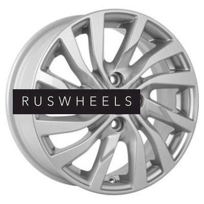 Диски КИК 6x15/4x100 ET37 D60,1 Lada XRAY (КС882) Сильвер