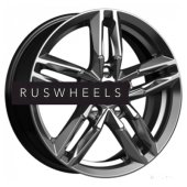 Диски КИК 6x16/5x100 ET38 D57,1 Sayan (КС731) Дарк платинум Диски КИК 6x16/5x100 ET38 D57,1 Sayan (КС731) Дарк платинум