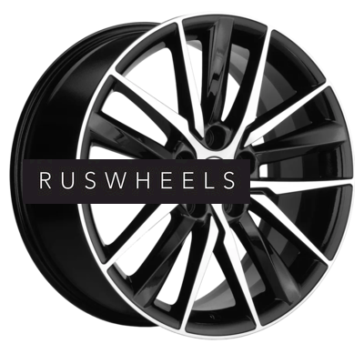 Диски Khomen Wheels 8x18/5x112 ET48 D57,1 KHW1807 (Passat) Black-FP Диски Khomen Wheels 8x18/5x112 ET48 D57,1 KHW1807 (Passat) Black-FP