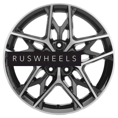 Диски Khomen Wheels 7x17/5x114,3 ET50 D67,1 KHW1709 (CX-5/Seltos/Optima) Black-FP