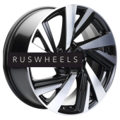 Диски Khomen Wheels 7,5x18/5x108 ET40 D60,1 KHW1801 (Chery Tiggo) Black-FP Диски Khomen Wheels 7,5x18/5x108 ET40 D60,1 KHW1801 (Chery Tiggo) Black-FP