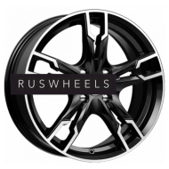 Диски КИК 7x17/5x105 ET40 D56,6 Солар (КС875) Алмаз черный SK Диски КИК 7x17/5x105 ET40 D56,6 Солар (КС875) Алмаз черный SK