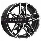 Диски K&K 7,5x17/5x114,3 ET50 D67,1 КС894 Алмаз черный