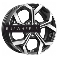 Диски КИК 6,5x16/5x114,3 ET50 D67,1 КС878 Алмаз черный