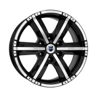 Диски КиК 7.5\R17 6*139.7 ET40 d92.5 Алмаз черный