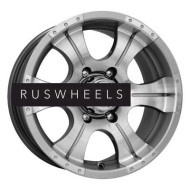 Диски КИК 8x16/6x139,7 ET0 D108,5 Байконур (КС465М) Дарк платинум