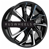 Диски СКАД 7x17/5x108 ET45 D63,35 Marseille (КЛ238) Алмаз (АРС 014 black)