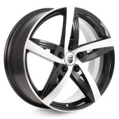 Диски КиК 7.5\R18 5*112 ET37 d66.6 Алмаз черный