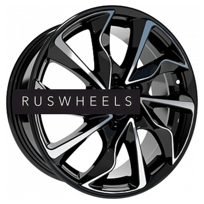 Диски СКАД 7x17/5x114,3 ET45 D60,1 Marseille (КЛ238) Алмаз (АРС 014 black)