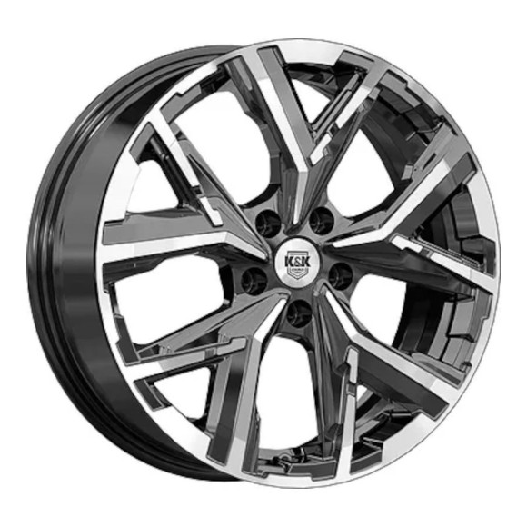 Диски КиК 6.5\R18 5*114.3 ET34 d66.6 Алмаз черный Диски КиК 6.5\R18 5*114.3 ET34 d66.6 Алмаз черный