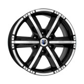 Диски КиК 7.5\R17 6*139.7 ET25 d106.1 Алмаз черный
