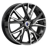 Диски КиК 6.5\R18 5*108 ET43 d65.1 Алмаз черный Диски КиК 6.5\R18 5*108 ET43 d65.1 Алмаз черный