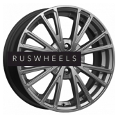 Диски КИК 6x15/4x98 ET35 D58,5 Меандр (КС888) Дарк платинум