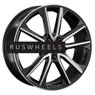 Диски Replay 7,5x19/5x108 ET36 D65,1 CHR45 BKF (конус, C570)